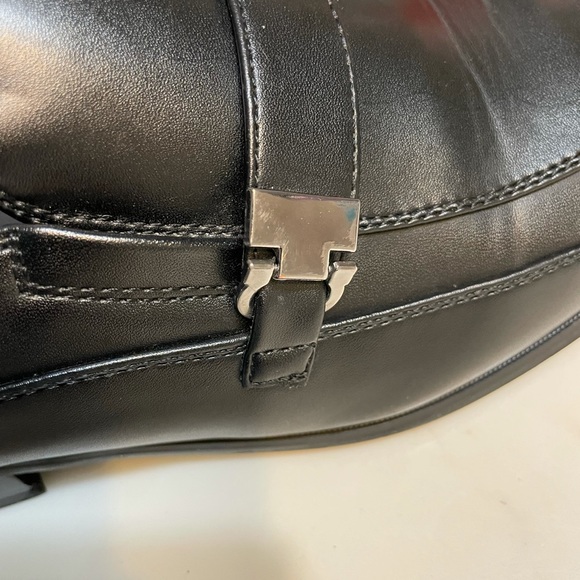 Perry Ellis Portfolio Dress Shoe Black Size 11 1/2 - Picture 2 of 8